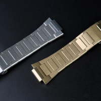 For Casio GA-2100 GM2100 watchband G-SHOCK farmhouse oak modified refined steel watch chain steel men's strap wristband Bracelet