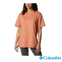 Columbia 哥倫比亞 女款-Break It Down有機棉短袖上衣-橘色 UAR03200OG