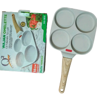 Wajan Telur 4 Lubang - Cetakan Telur Teflon Anti Lengket Kitchenware