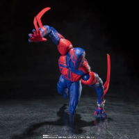 Spiderman 2099 Anime Figure Spiderman Across The Spider-Verse Part One Shf Action Figurine Model Statue Toy Desk Decora Kid Gift