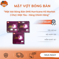 Mặt Vợt Bóng Bàn DHS Hurricane H3 Market ( Chợ ) Mặt Tàu Chính Hãng