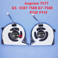 Free shipping new for Dell Inprion7577 gaming box G5-5587 7588 G7-7588 P72F P71F laptop fan