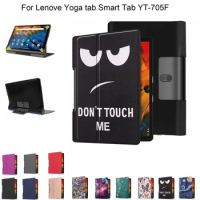Ultra Thin Tablet Case for Lenovo Yoga Tab5 YT-X705 10.1" Smart PU Leather Cover Case Stand for Lenovo Yoga Smart Tab 10.1 2019