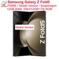 Samsung Galaxy Z Fold 5 Fold5 5G 7.6" AMOLED 12GB 256/512GB/1TB Snapdragon NFC Unlocked 95% New Original Foldable Cell Phone
