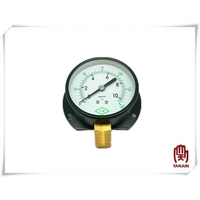 75mm 3/8" x 10kg 立式壓力計 壓力表 壓力錶 耐壓錶 耐壓表 耐壓計 量壓計 測壓計 [天掌五金]