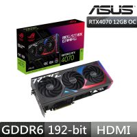 【ASUS 華碩】ROG Strix GeForce RTX 4070 12GB GDDR6X OC 超頻版 顯示卡