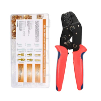 SN-48B crimping tool kit 600 pcs 4.8/6.3 plug terminal crimper crimping pliers set wire 0.5-1.5mm² alicate hand tool krimptang
