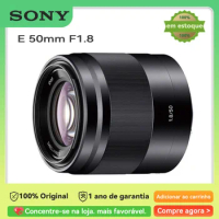 SONY E 50mm F1.8 OSS APS-C Micro Single Camera Lens Portrait Large aperture For Sony A6000 A6400 A6600 ZVE10 FX30 SEL50F18