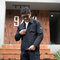 BAPIN Overshirt Jacket Hidden Black - Jaket Pria Overshirt Black L