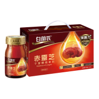 【白蘭氏】赤靈芝子實體精華飲 60ml*12入*1盒 共12入(珍貴赤靈芝子實體 提供最實在的保護力)