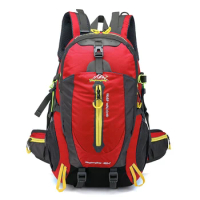40L Travel Trekking Backpack Outdoor Climbing Mountaineering Rucksack Sports Men'S Bag For Women Waterproof Nature Hike Cycling