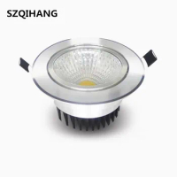 Bright Dimmable led downlight COB Ceiling Spot Lights 7W 10W 12W LED ceiling Recessed lamp Indoor Lighting 110V 220V