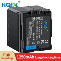 HQIX for Panasonic HDC-SD100 DX1 HS20 HS300 HS700 SD10 SD1PP TM350 HS250 VDR-D50 SDR-H48 H41 Camera VW-VBG130 Charger Battery