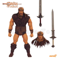 Super7 Conan The Barbarian 7inches Ultimates Action Figure Wave 1 Conan Thulsa Anime Collection Movie Model Gift Free Shipping