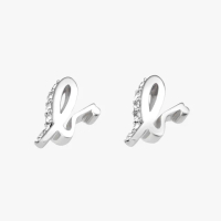 【agnes b.】bijoux 女款純銀 b. Logo耳環