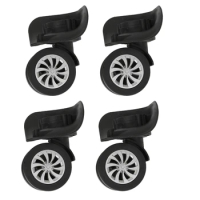4 Pack Luggage Replacement Wheels Universal Swivel Wheel Suitcase Spinner Wheels For Luggage