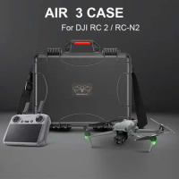 Hard Case for DJI Air 3 Accessories Waterproof Carrying Case for DJI Air 3 Fly More Combo with DJI RC 2/RC-N2 Portable Suitcase