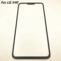 For LG V40 ThinQ V405QA7 V405TAB Touch Screen Front Glass Panel Front Outer Glass Lens For LG V40 LCD Glass Replacement
