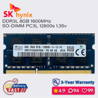 CODหน่วยความจำ SK Hynix 8GB 4GB 1600MHz DDR3L สำหรับแล็ปท็อป RAM SODIMM PC3L 12800S 1.35VTikTok