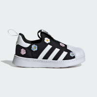 ADIDAS ORIGINALS 愛迪達 阿迪達斯 三葉草 男女小童休閒鞋-黑白色 SUPERSTAR 360 I-IG7041