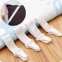 Stretchable Bed Sheet Grippers Nonslip Blanket Mattress Cover Sofa Bed Fasteners Elastic Clip Holders