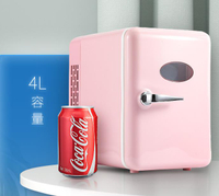 小冰箱美妝冰箱車載冰箱迷你冰箱冰箱USB冰箱4L冰箱禮品
