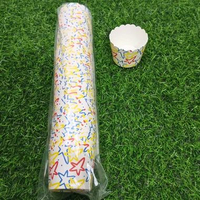 Cup Muffin Kertas Size S / Paper Cup Cake Muffin S / Kertas Muffin Oven Kukus (50 pcs) Star Bintang