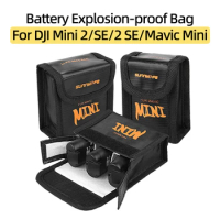 For DJI Mini 2/SE/2 SE/Mavic Mini Drone Flight Battery Explosion-proof Bag Safe Storage Bag Transport Protector Case Accessories