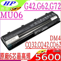 HP MU06 電池(原廠6芯最高規)-惠普 DM4，G42，G42T，HP G62，G62T，G72T，DV6-3000，DV7-4000，HSTNN-Q49C，HSTNN-Q62C，586006-321，586006-361，586028-341，588178-141，593553-001，TPN-Q110，TPN-Q111，HSTNN-CB47，TPN-I105，586006-xx1，HSTNN-E08C，TPN-Q109，TPN-Q108，430，431，435，436，631，635，450