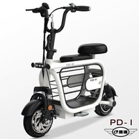 【e路通】PD-1 寵膩 48V 高碳鋼 鋰電 10AH 雙避震 LED燈 寵物親子 電動車(電動自行車)