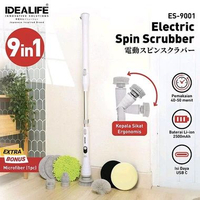 Electric Spin Scrubber - Penggosok Elektrik IDEALIFE ES-9001