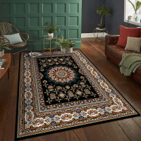2026 American Retro Persian Carpet Turkish Ethnic Style Doormat Bohemian Living Room Rug Floor Mat