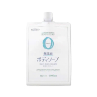 【日本KUMANO熊野油脂】zero無添加植萃精油保濕沐浴乳露液態皂補充包1000ml/袋(全膚質保濕鎖水潔膚凝膠)