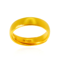 【金喜飛來】買一送一黃金戒指古法工藝(2.36錢±0.03)