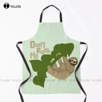 Sloth Don'T Rush Me Apron Apron Women Garden Kitchen Customized Unisex Adult Apron Household Cleanin