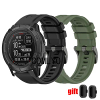 Quickfit Strap For Garmin Instinct 2X Solar Sports Tactical Band Smart watch Bracelet Easyfit Silicone Charging port plug