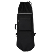 Double Rocker Skateboard Backpack Land Surfboard Bag Longboard Bag Skateboard Carry Bag AccessoriesBlack S
