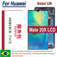 Original 7.2'' FHD Screen for Huawei Mate 20X 4G 5G LCD Touch Screen Digitizer Assembly MATE 20x 4G 5G Display