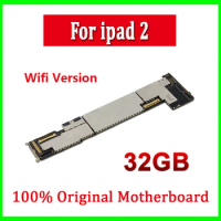 For iPad 2 Motherboard 2.1 Old Version 2.4 New Version Wifi version For iPad 2 Mainboard Unlocked Logic Board A1395 16G 32G 64G