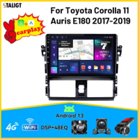 Autoradio 2Din Android Multimedia Player Car Radio Carplay For Toyota Vios Yaris 2014 2015 2016 Android Auto Wireless GPS FM AM