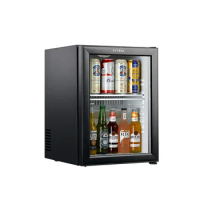 AR-140AB Compact Refrigerators 40L Mini Compact Refrigerators Glass Door Hotel Mini Fridge Refrigerator For Room