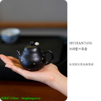 【百貨屋二號】紫砂壺 氿間壺堂 宜興紫砂壺正宗原礦朱泥焐灰灑金孟臣高梨式壺手工小品-有意請咨詢