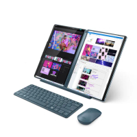 【Lenovo】無線滑鼠組★13.3吋Ultra 7輕薄觸控AI筆電(Yoga Book 9/83FF0029TW/Ultra 7-155H/32G/1TB/W11P)