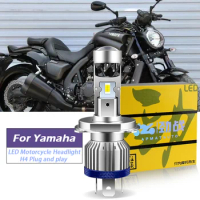 1PCS CANbus For Yamaha Vmax 1700 2009-2017,Vmax 1200 1986-2007 H4 HS1 9003 Motorcycle LED lens Headlight Hi/Lo Beam Bulb 6800LM