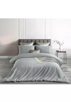 Jean Perry Jean Perry "Harley Tencel" 1600 Threadcount Jacquard Collection Bedsheet Set - Whitney - Pelican