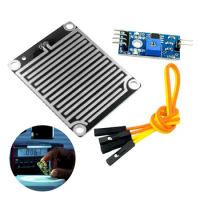 Monitor Weather Sensor Relay Board LM393 Rain Foliar Leaf Moisture Sensor Relay Module High Sensitivity for Arduino Robot Kit