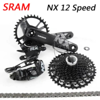 SRAM NX EAGLE 12 Speed Bicycle DUB 170/175mm Groupset Kit Trigger Shifter Derailleur Chain Crankset SX PG1210 11-50T Cassette