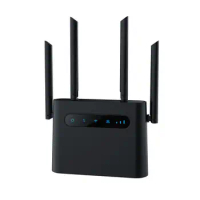 Wireless 4G LTE Router, 300Mbps, CPE Router, LTE Router, EU Africa Version with SIM Card Solt, 4 External Antenna