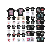 American fashion Hellstar high street American street hip-hop pure cotton versatile casual character
