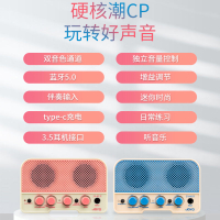 JOYO Zhuole Mini Gitar Elektrik Speaker Audio Dual-Channel Bluetooth Portable Asrama Luar Pembesar Suara Kecil Boleh Dicas Semula